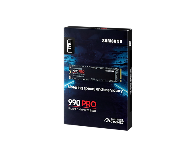 SAMSUNG 990 PRO PCIe 4.0 NVMe M.2 SSD 1TB