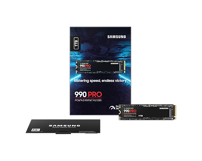 SAMSUNG 990 PRO PCIe 4.0 NVMe M.2 SSD 1TB