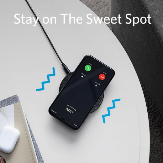 ANKER PowerWave II Qi-Certified 15W Max Fast Wireless Charging Pad