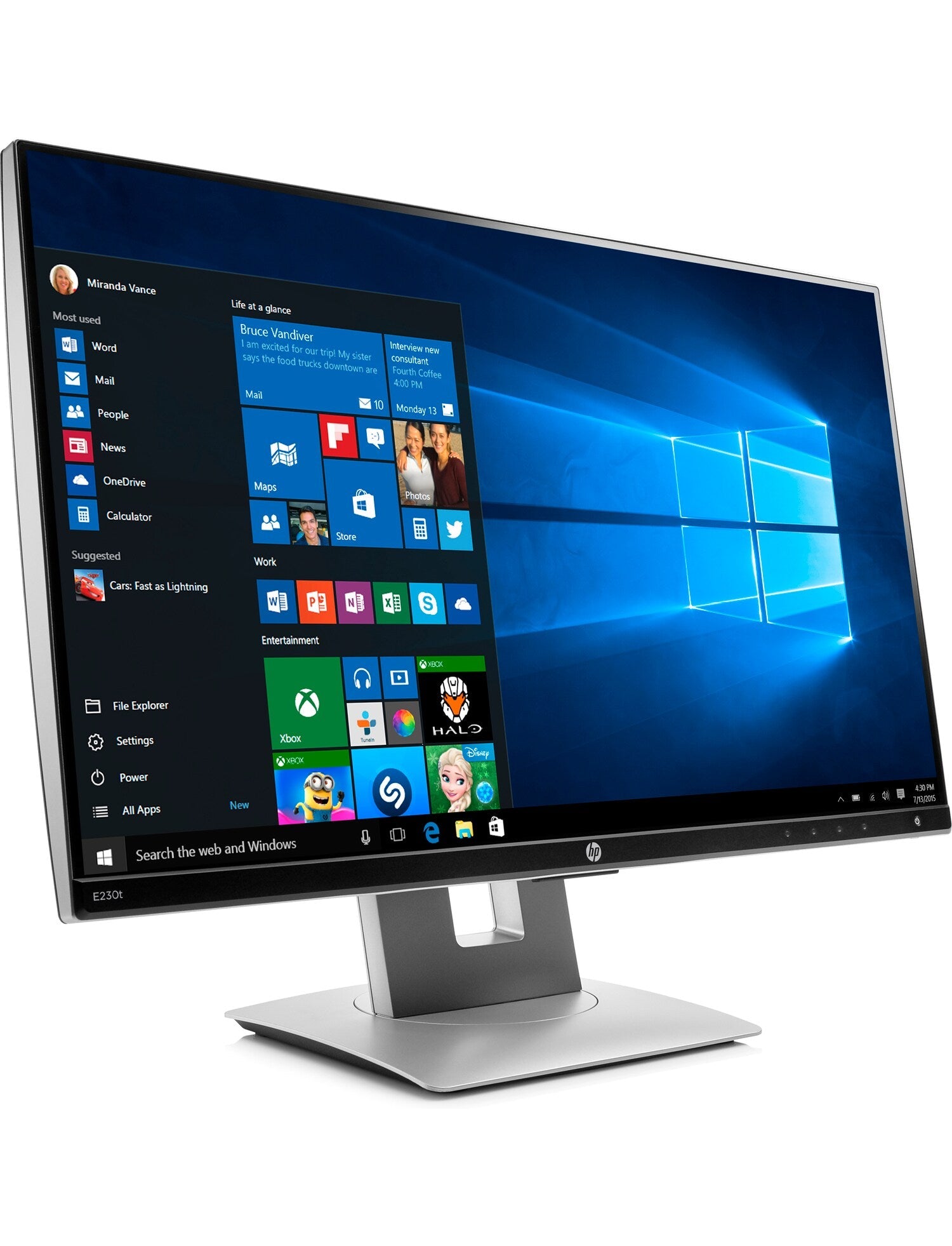 HP EliteDisplay E230T 23