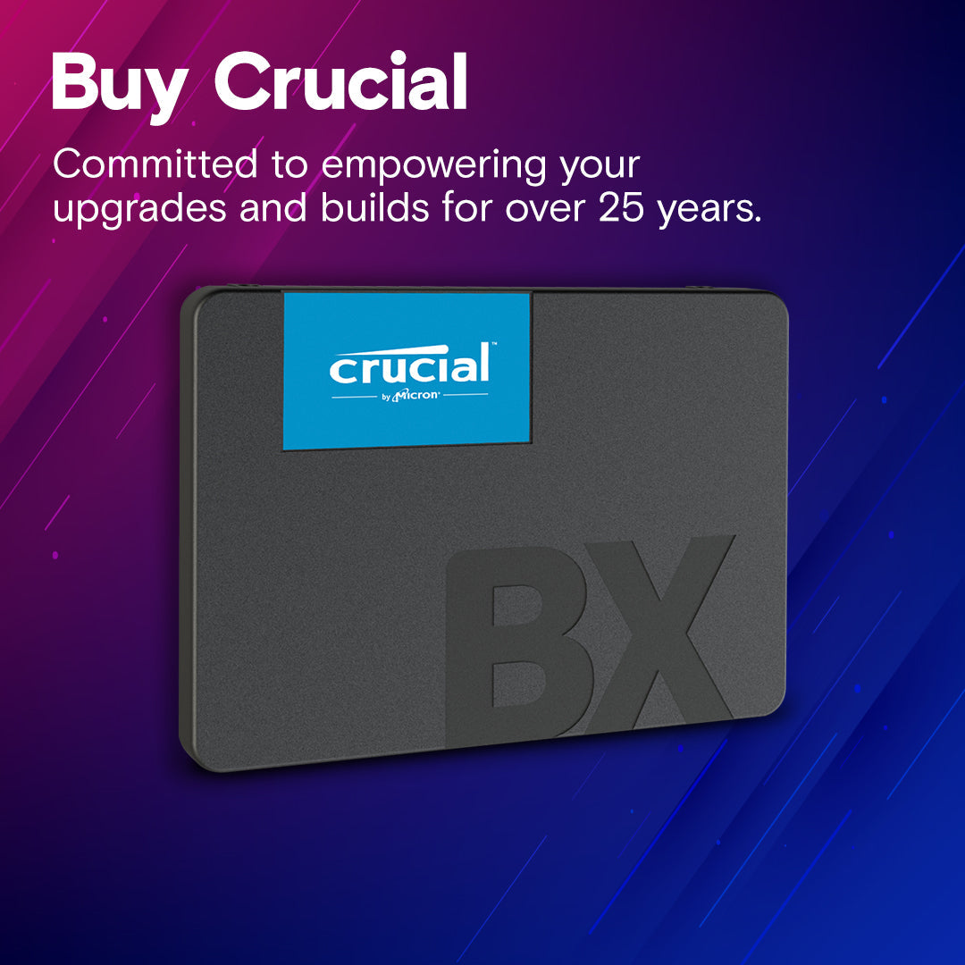 CRUCIAL BX500 500 GB 3D NAND SATA 2.5-inch SSD