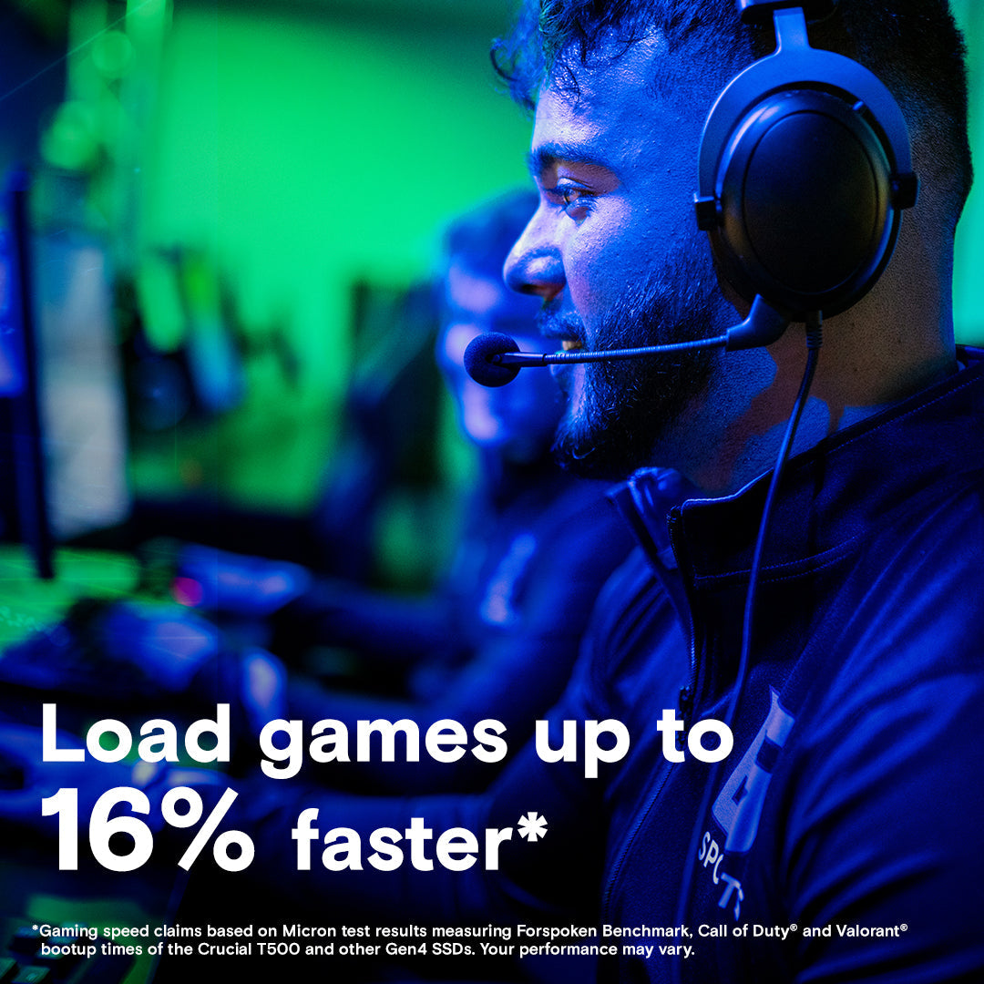 Crucial T500 4TB PCIe Gen4 NVMe M.2 Internal SSD