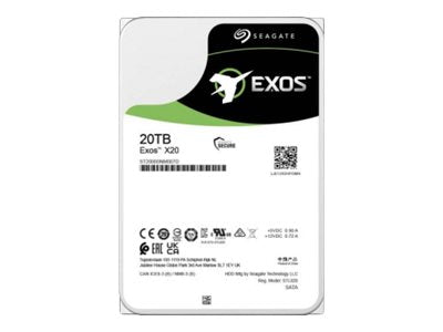 SEAGATE Exos X20 - 20 TB Enterprise 512E/4KN Internal 3.5