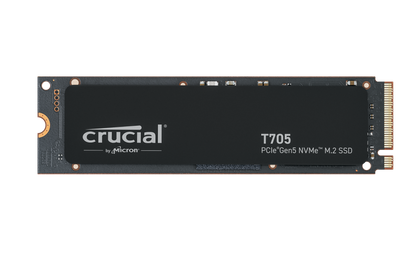 Crucial T705 1TB PCIe Gen5 NVMe M.2 Internal SSD