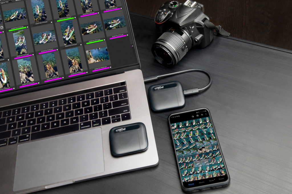 CRUCIAL X6 1TB Portable USB-C SSD