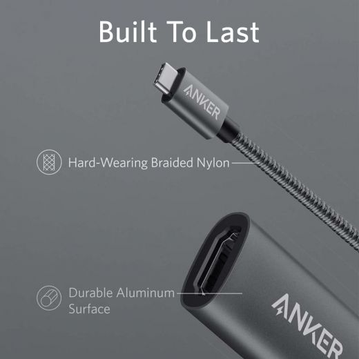 ANKER Power Expand + USB-C to HDMI Adaptor - GRAY METAL