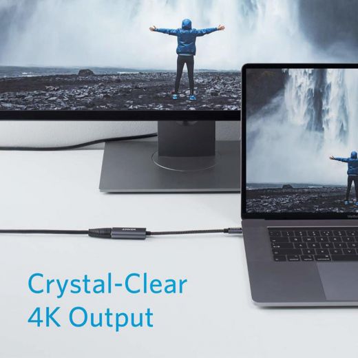 ANKER Power Expand + USB-C to HDMI Adaptor - GRAY METAL