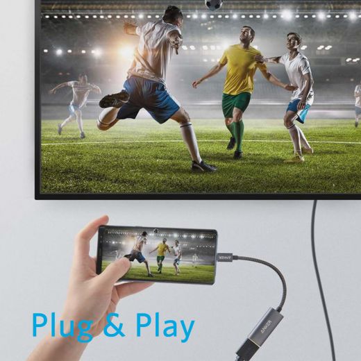 ANKER Power Expand + USB-C to HDMI Adaptor - GRAY METAL