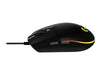 LOGITECH G203 WIRED LIGHTSYNC GAMING MOUSE, BLACK, 2YR WTY